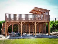 Fam-alberoidea portico-in-legno